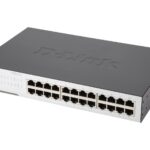 D-Link 24-Port Gigabit Unmanaged Desktop/Rackmount Switch, Rugged Metal Chassis, Fanless, Plug & Play, IEEE 802.3az Energy Efficient Ethernet (EEE), 5-Year Warranty (DGS-1024C)