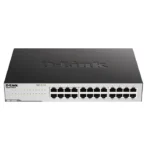 D-Link 24-Port Gigabit Unmanaged Desktop/Rackmount Switch, Rugged Metal Chassis, Fanless, Plug & Play, IEEE 802.3az Energy Efficient Ethernet (EEE), 5-Year Warranty (DGS-1024C)