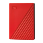 WD 4TB My Passport Portable External Hard Drive HDD, USB 3.0, USB 2.0 Compatible, Red - WDBPKJ0040BRD-WESN
