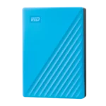 WD 5TB My Passport, Portable External Hard Drive, Blue, Backup Software with Defense Against ransomware, and Password Protection, USB 3.1/USB 3.0 Compatible - WDBPKJ0050BBL-WESN