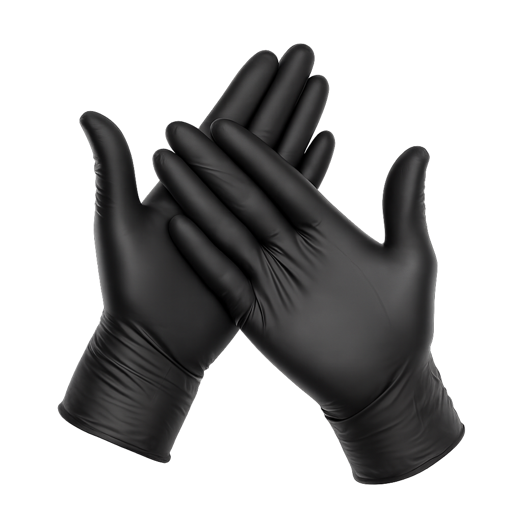 Black Nitrile Gloves 4mil for home kitchen Nitrile GLoves