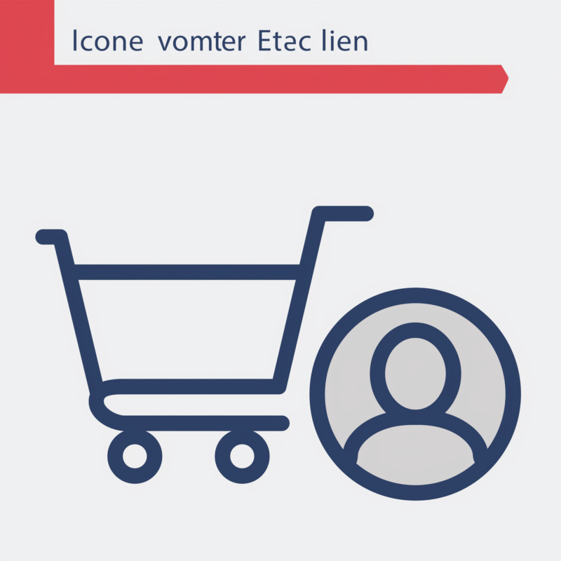 Icon representing online ordering and account questions at iPeer