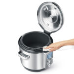 Breville Fast Slow Pro steamer basket, rack and recipe book
