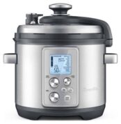 Breville the Fast Slow Pro 6 qt electric pressure cooker in stainless steel